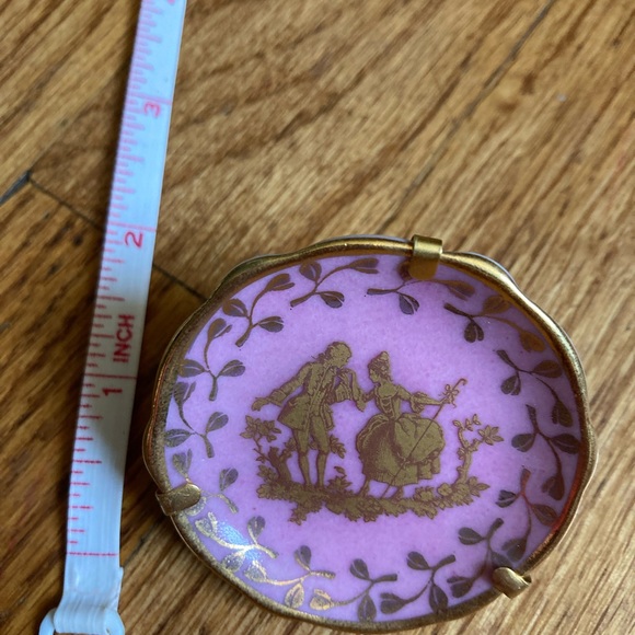 Limoge France miniature plate with stand - Picture 6 of 8